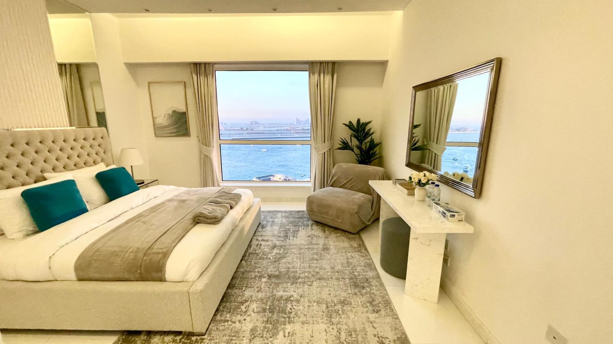 Jbr Beachfront Luxe Apartment All Rooms Sea Facing Dubaj Zewnętrze zdjęcie