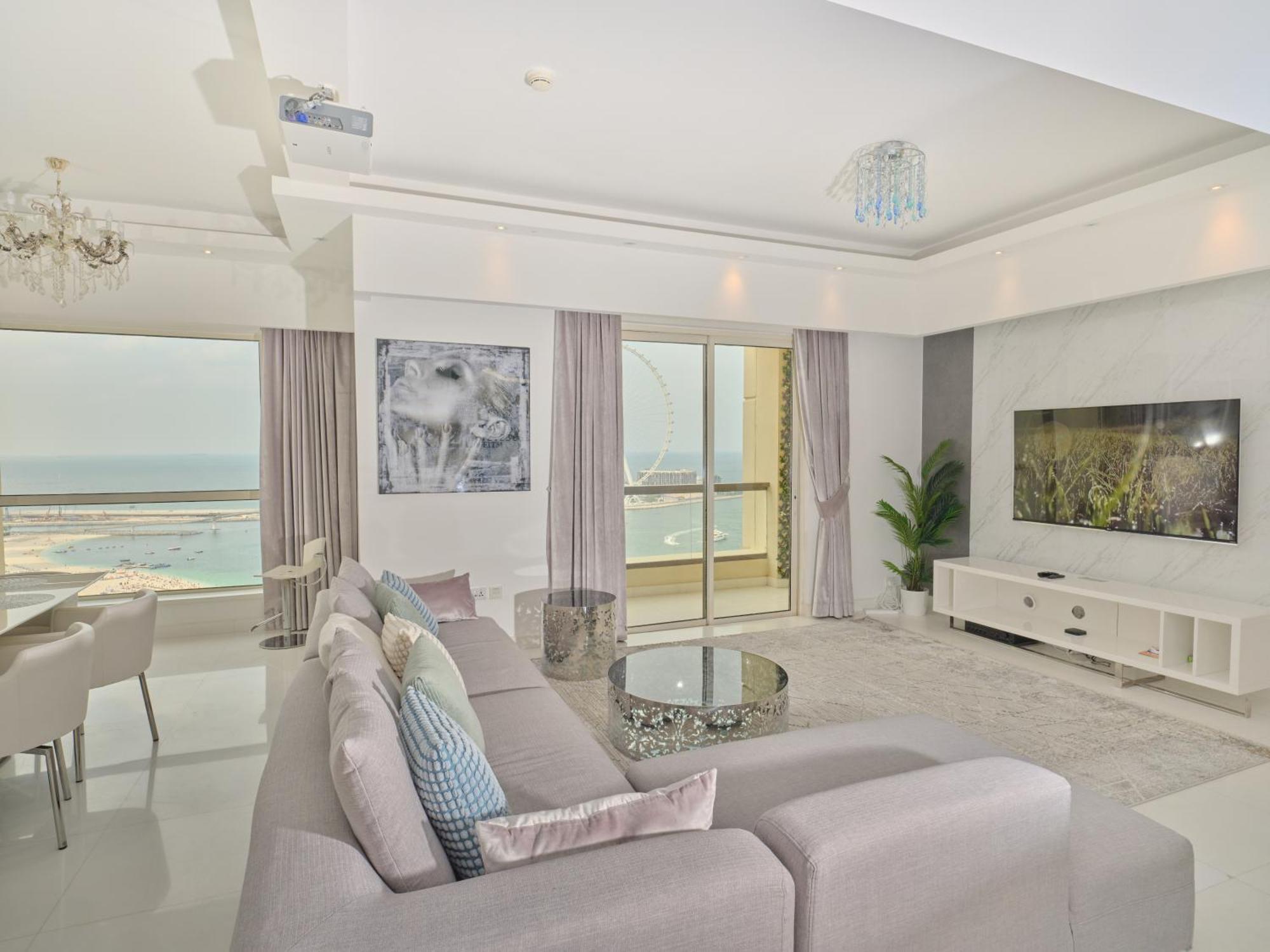 Jbr Beachfront Luxe Apartment All Rooms Sea Facing Dubaj Zewnętrze zdjęcie
