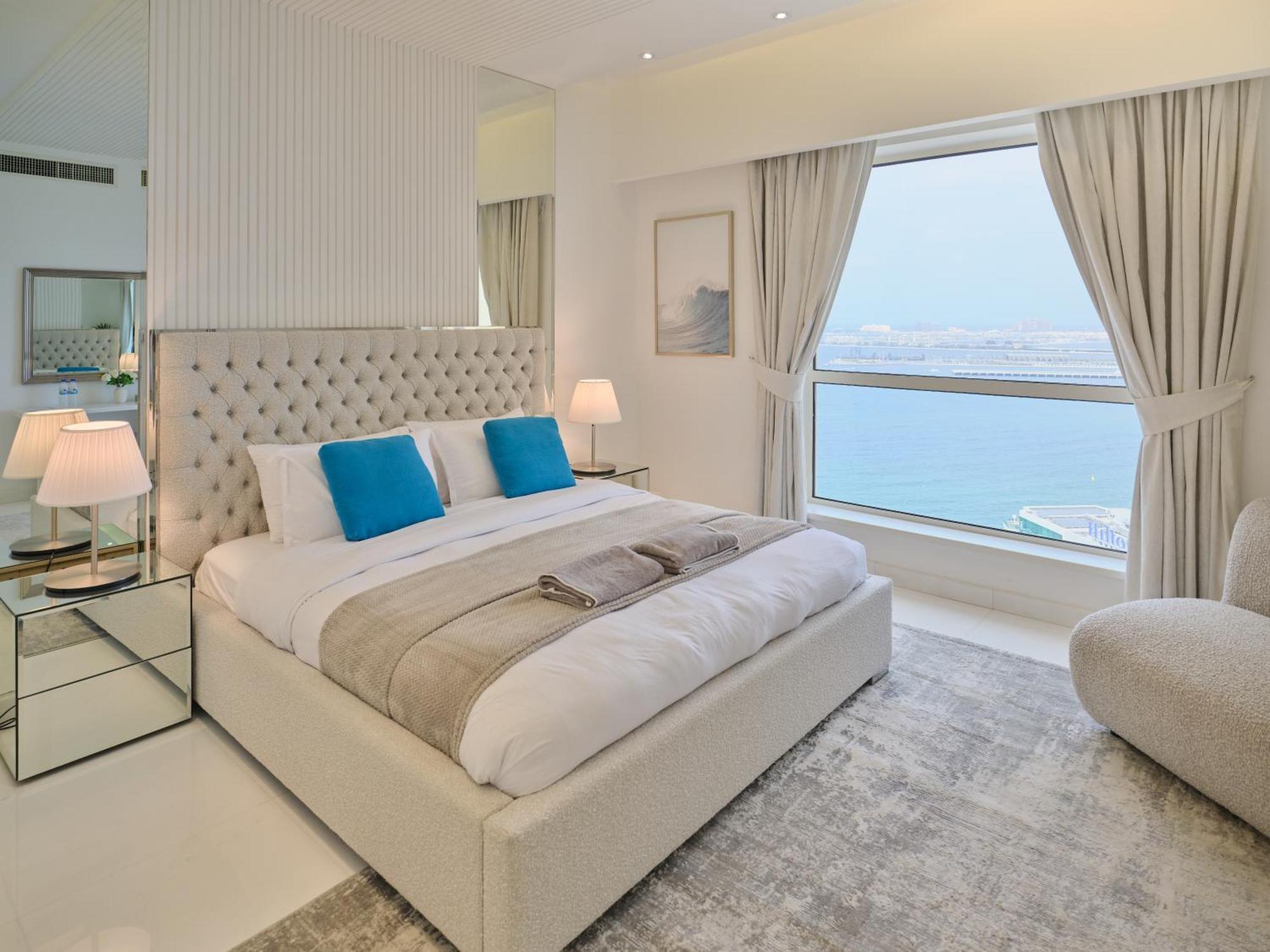 Jbr Beachfront Luxe Apartment All Rooms Sea Facing Dubaj Zewnętrze zdjęcie