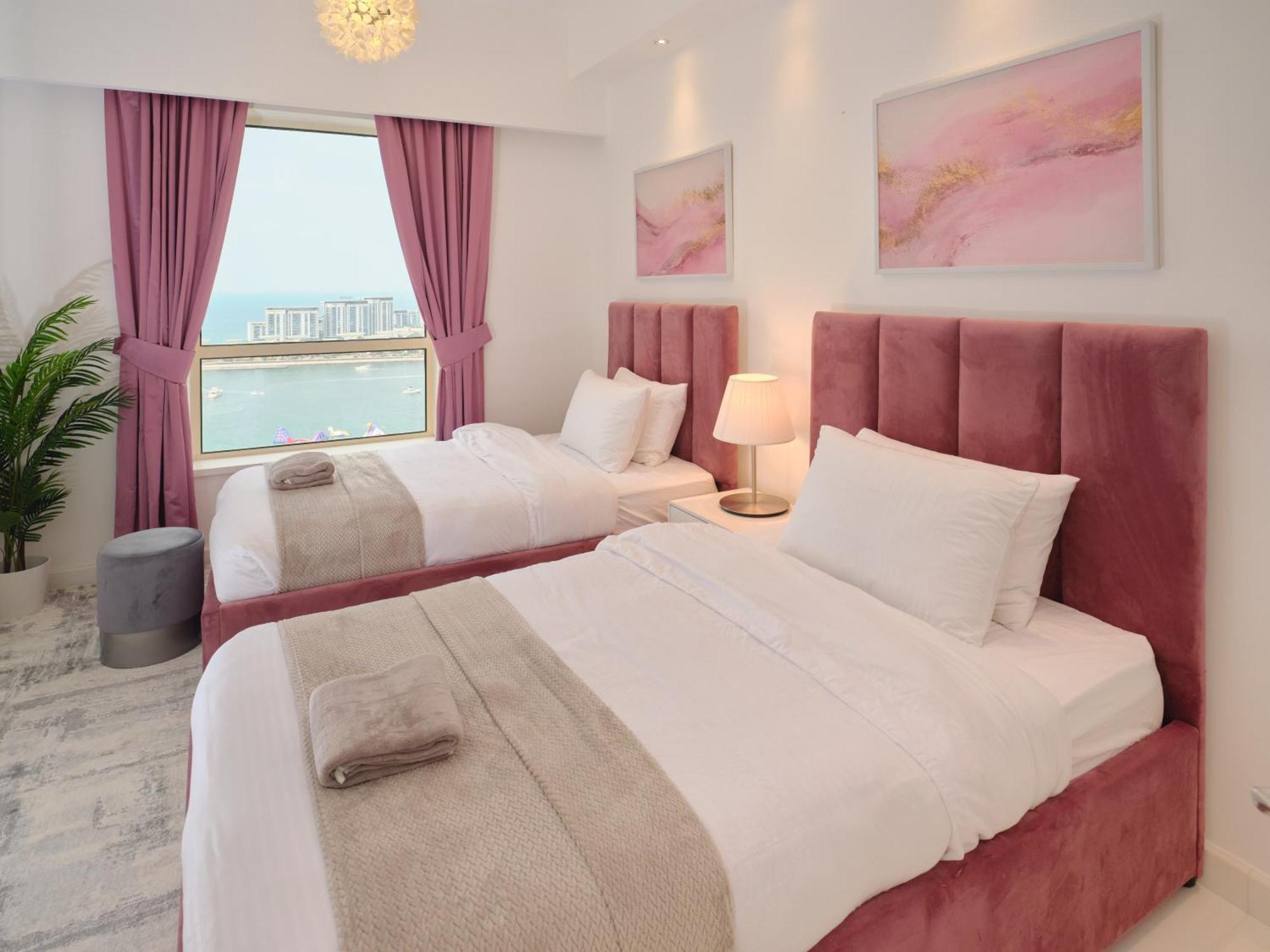 Jbr Beachfront Luxe Apartment All Rooms Sea Facing Dubaj Zewnętrze zdjęcie