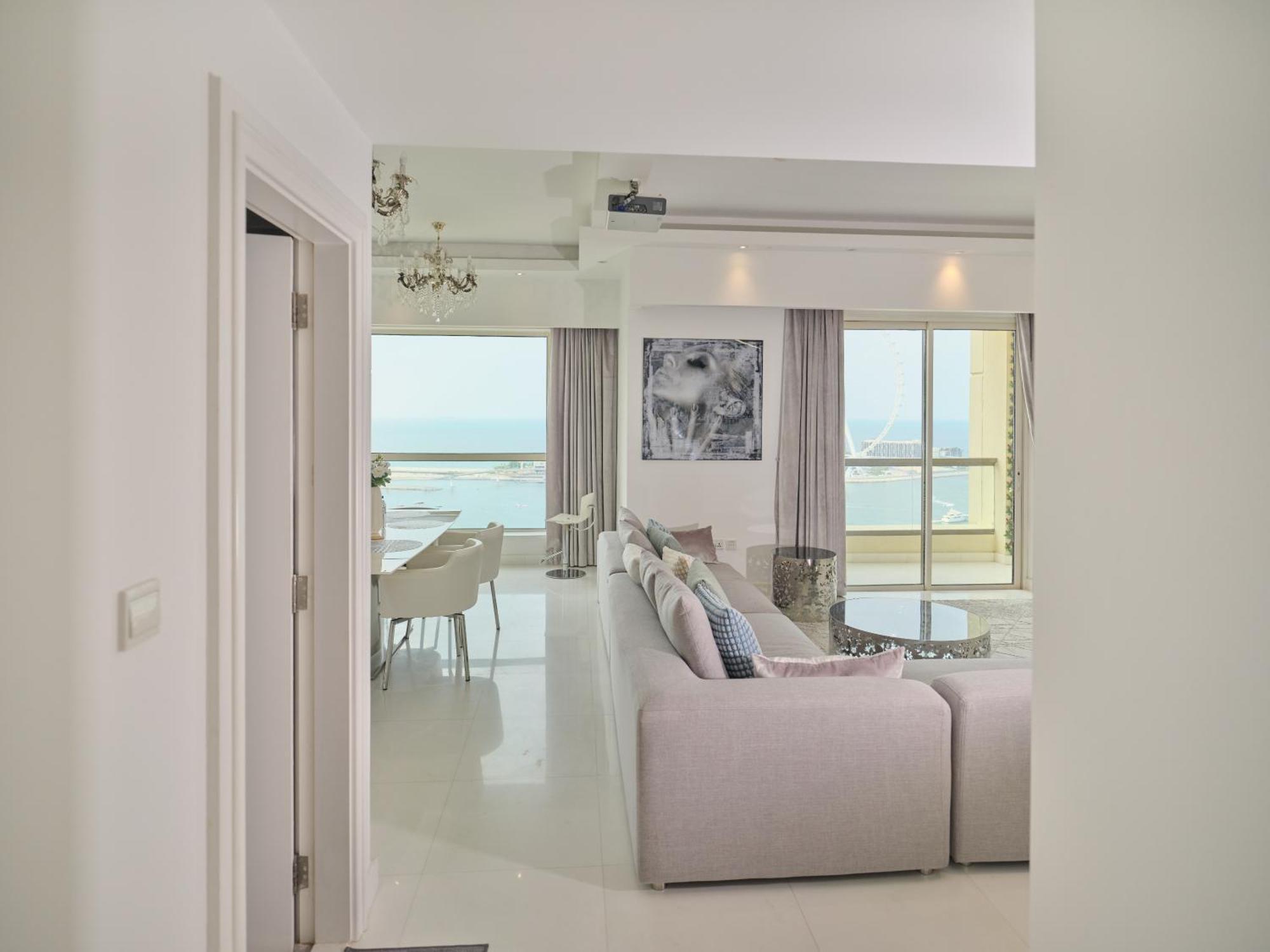 Jbr Beachfront Luxe Apartment All Rooms Sea Facing Dubaj Zewnętrze zdjęcie